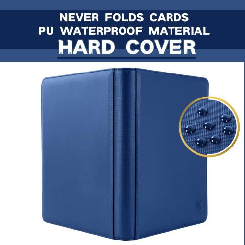 Top loader Binder, Holds 128  Toploaders（Purple)