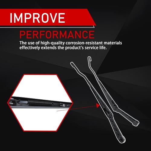 1 Pair Front Windshield Wiper Arm Kit