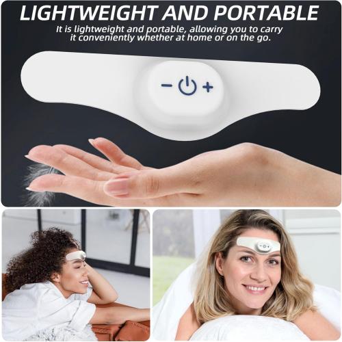 Electric Headache Migraine Relief Head Massager Rechargeable TENS Units Digital Pain Relieve Device Head Cap Prophylactic Treatment for Migraine Headband for Deep Relaxation and Stress Relief
