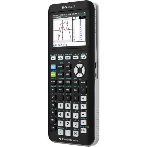 Texas Instruments TI-84 Plus CE Graphing Calculator, Black