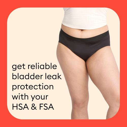 Size S.....Thinx For All Leaks Hip-Hugger Underwear, Holds up to 100ml or 6tbps or 1/4 Cup Worth of Liquid*, Light Absorbency Incontinence Underwear for Women, Feminine Care, Beige,