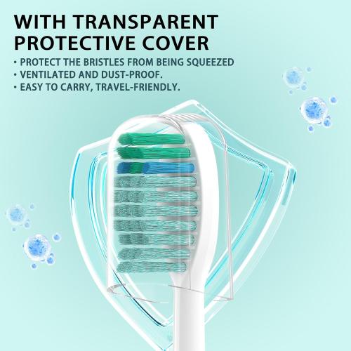 Toothbrush Replacement Heads for TAO Clean Electric Toothbrush, 10 Pack