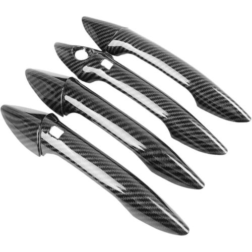 Exterior Door Handle Cover for Hyundai Elantra Sedan Avante 2011-2014 Carbon Fiber Exterior Door Handle Cover Trim Car Exterior Accessories