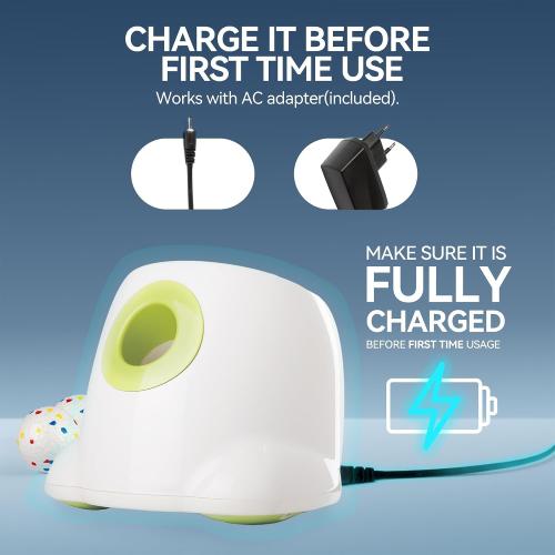 ALL FOR PAWS Automatic Ball Launcher for Dogs, Interactive Puppy Pet Balls Outdoor Thrower for Medium to Large Dogs, Ball Throwing Machine for Dogs, 6 ETPU Balls Included(2.5), Rechargeable Battery