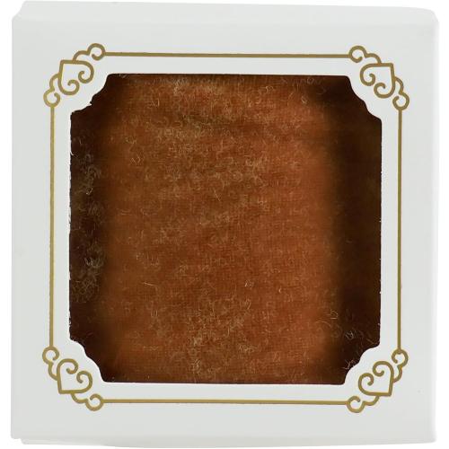 MEEDEE Cinnamon Velvet Ribbon - 3 Inch Fringe, Raw Edge Silk Velvet Ribbon for Wreaths, Flower Bouquets, Dress Sash, Baby Showers, Wedding Decor (3 Yards)