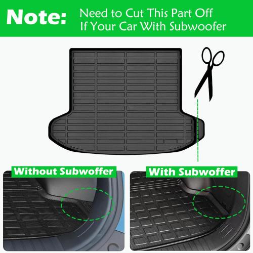 Floor Mats for Hyundai Tucson 2022-2025 All Weather Carpet Cargo Liners Anti Slip Carpet Pad Odorless Interior Accessories Trunk Cover Matt Durable TPE Backrest Protector Rubber Full Set