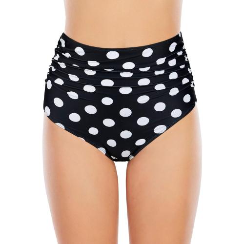American Trends High Waisted Bikini Bottoms Ruched Tummy Control Swimsuits Bottoms Sexy Swim Bottom Bathing Suits for Women