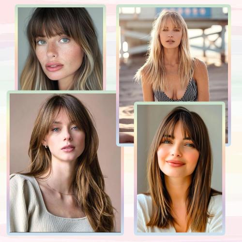 Color dirty blond Hair Toppers for Women, 20 Inch Long Curly Wavy Hair Topper 360° 3D French Clip in Bangs (Straight 18 inch)