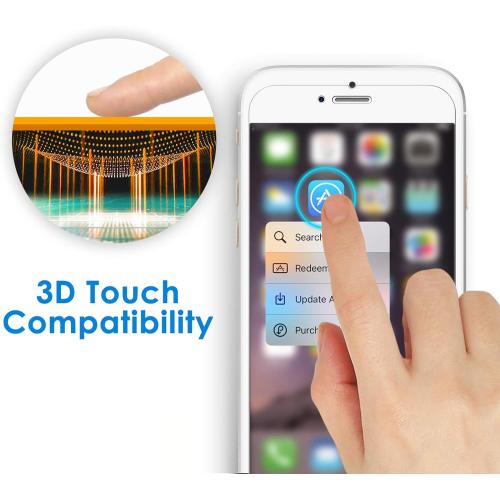 JETech Screen Protector for iPhone 6 Plus and iPhone 6s Plus, 5.5-Inch, Tempered Glass Film, 2-Pack