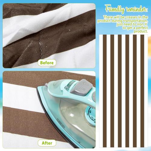 Redbaker 16 Packs 59 x 28 inches Oversized Stripes Beach Towel Bulk