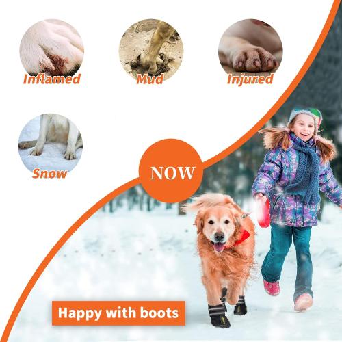 DcOaGt Dog Shoes Large Size Dogs,Breathable Anti-Slip Dog Boots Dog Booties NUMBER 9