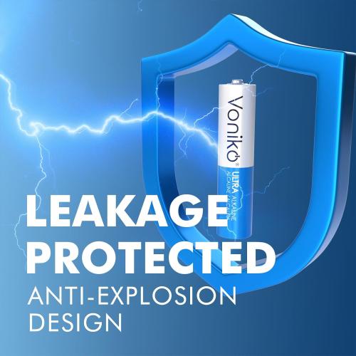 Voniko AAA Batteries 36 Pack - Alkaline Triple A Battery - Ultra Long-Lasting, Leakproof 1.5v Batteries - 10-Year Shelf Life