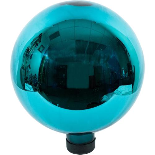 BLUE Echo Valley 8307 Smooth and Shiny Gazing Globe for Home, Garden, or Patio Decoration, Teal, 10 inches