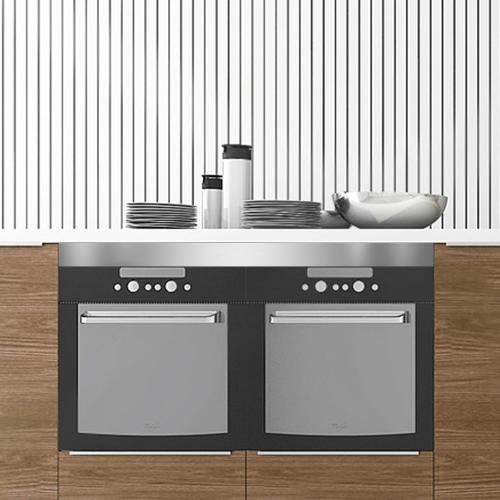 304 Stainless Steel Universal Gap Filler, 36'' x 3'' x 1'' Gap Cover for Kitchen Cabinet, Wall and Oven, Microwave, Fridge, Range, Hood, Cooktop (Brushed Nickel)