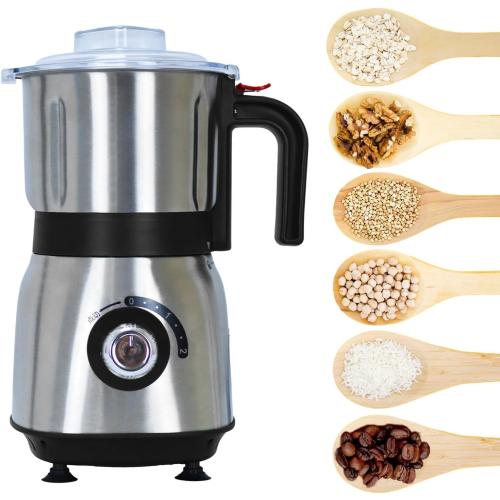 Electric Spice and N1 Filter, 1 Brush - 500W Grinder for Kitchen Dry Use (Black)