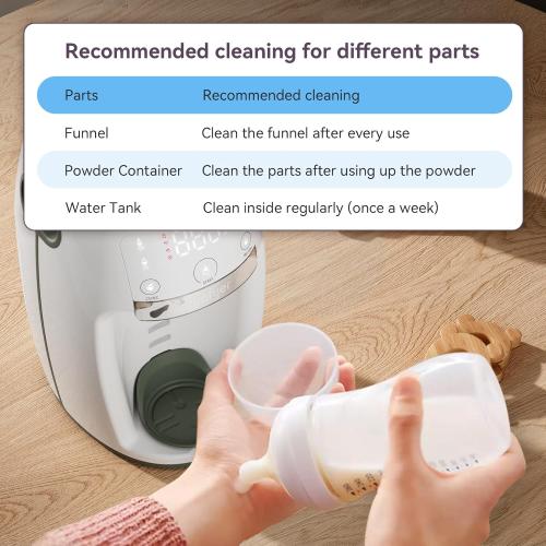 Instant Formula Maker comfyer, Customizable and Automatic Formula Dispenser Machine with Accurate Temperature Control for Baby, Automatic Powder Blending for All Brands of Bottle and Formula, White