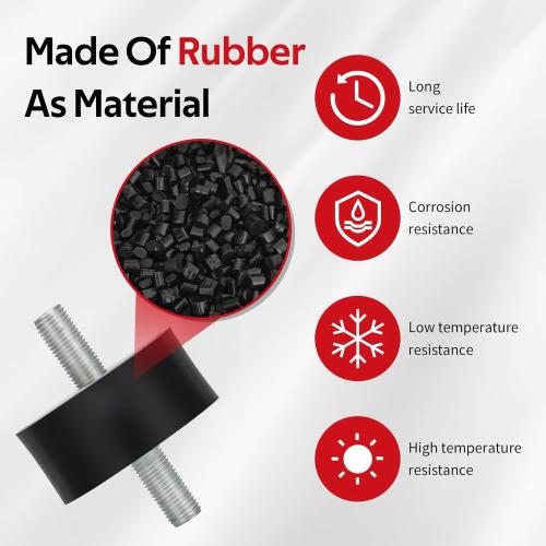 Engine Motor Top Mount Isolator Rubber 3110044 3022071 for Polaris Ranger Sportsman Magnum Scrambler Xpedition ATP 335 400 425 500 570 600 700 800（2 PCS）