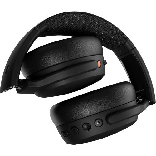 Skullcandy Crusher ANC 2 Wireless Over-Ear Bluetooth Headphones with Multi-Sensory Bass, Active Noise Cancelling, Up to 60 Hours Battery, Microphone for iPhone Android - True Black