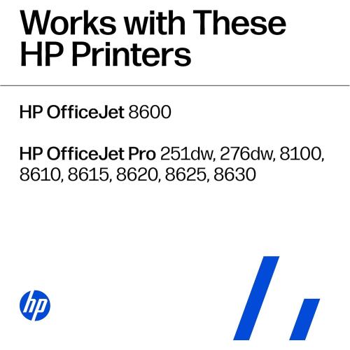 HP 950XL Black   951 Cyan, Magenta, Yellow Ink (Black XL   CMY) | Works OfficeJet 8600 OfficeJet Pro 251dw, 276dw, 8100, 8610, 8615, 8620, 8625, 8630 | C2P01FN