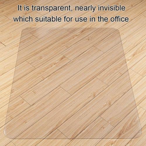 Kuyal Clear Chair mat for Hard Floors 36 x 48 inches Transparent Floor Mats Wood/Tile Protection Mat for Office & Home (36 X 48 Rectangle)