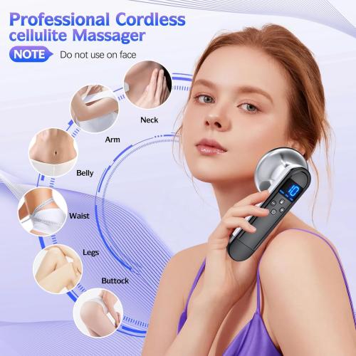 COMEBY Body Sculpting Machine - Professional Handheld Cordless Cellulite Massager - Suitable for Belly, Neck, Legs, Hip, Arms