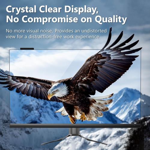 Magnetic Computer Privacy Screen Filter 27 Inch for Frameless Monitor Thin Bezel 16:9 Widescreen, Hanging Removable Anti Glare Blue Light Privacy Filter Protector Eye Care