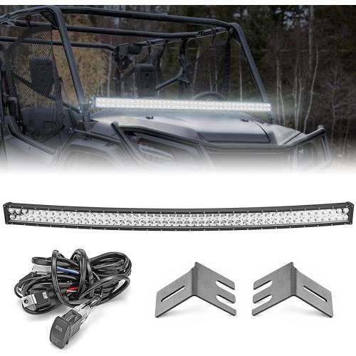 Dasen 50 288W LED Curved Cube Light Bar Pod with Pillar