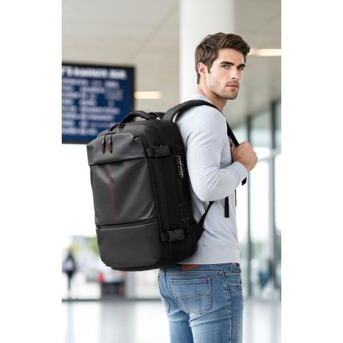 Vacuum Seal Backpack Travel with Built-in Pump 80L Expandable Travel Backpack with Vacuum System, TSA Lock Water Resistant Carry-On Backpack