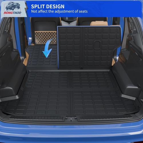 Rongtaod Floor Mats Compatible with 2022-2026 Hyundai Tucson Cargo Mat TPE Trunk Mat Cargo Liner All Weather Back Seat Cover Protectors 2025 Tucson Accessories (Backrest Mats Trunk mat Floor Mats)