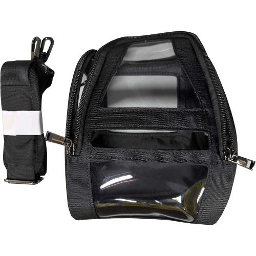 Carrying Case with Shoulder Belt Holster for Zebra ZQ630 QLN420 Thermal Label Printers Black