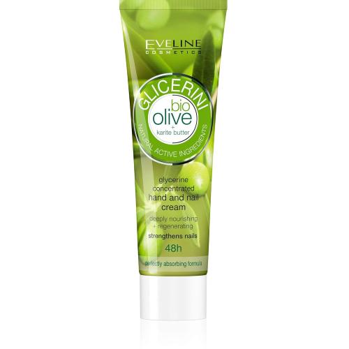 GLYCERINE HAND AND NAIL CREAM BIO OLIVE   KARITE BUTTER