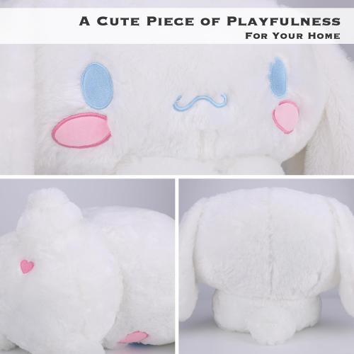 Juju White Kawaii Plush (20 in) - Cute Stuffed Animal Kawaii Plushies - Peluche Big Stuffed Animals Plushie - Peluches Grandes Cute Plushies - Cool Stuff Plush - Plushy (Fun)