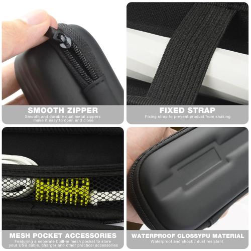 Hard Travel Case Protective Bag Compatible with Philips Norelco OneBlade Intimate Pubic and Personal Body Groomer Trimmer Shaver Model QP1924/70