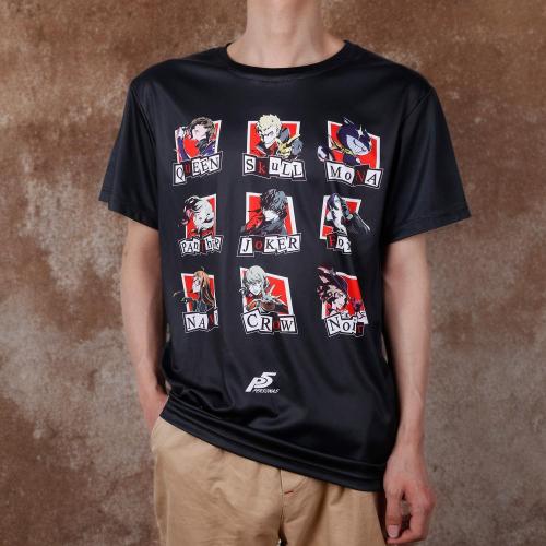 Persona 5 Shirt P5 Mens Womens Boys Girls Short SleeveT-Shirt (3XL)
