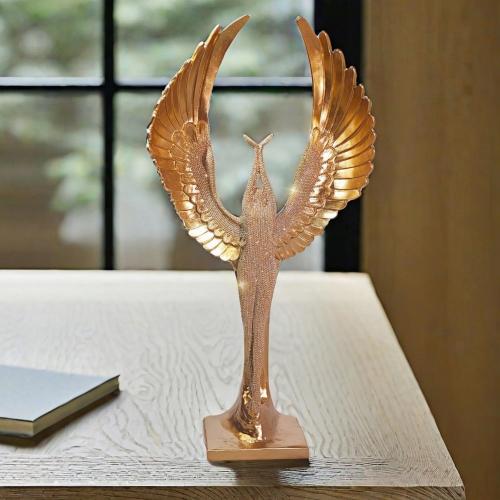 Dancing Angel Statue Home Decor - 18.7 Inch Angel Figurine Exquisite Craftsmanship - Elegant Pose Intricate Wing Design –Female Friends Ideal Gift Choice