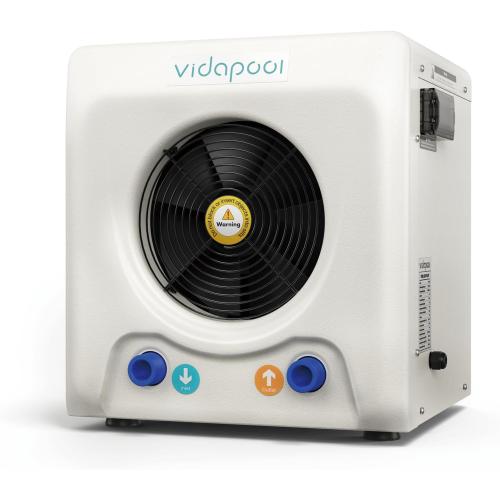 16,000 BTU Swimming Pool Heat Pump Electric Pool Heater for Above Ground Pools Up to 6,000 Gallons,Heating and Cooling Pool Heater 120V