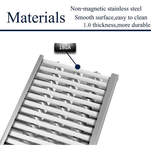 Grill Replacement Parts, Stainless Steel Heat Plate Shield Deflector, DCS Radiant Tray Ceramic Rod Complete Burner Cover for Select BGB48-BQAR、BGA48-BQRN、DCS36E-BQARN、BG27-BQL、BGB36-BQAR、DCS48DS-BQRN ‼️in protective packaging ‼️