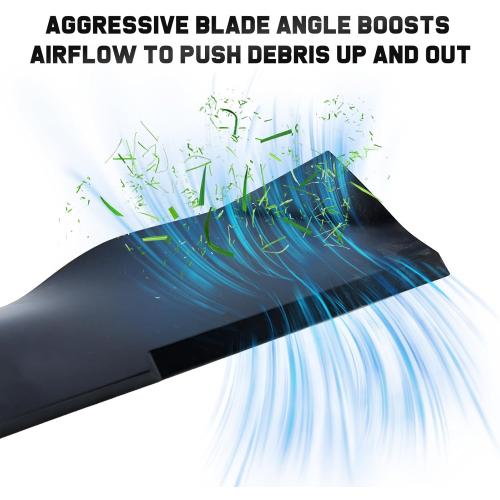 Grasscool M143520 UC22010 Mower Blades Compatible with M152726 z375r z515e z530m z445 z425 z525e z345r x570 x590 x500 x530 z435 54 inch Deck Zero Turn Mower Tractor