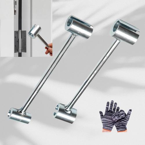 14-25 MM Door Hinge Adjustment Tool, Hinge Adjustment Tool, Door Hinge Repair Tool, Door Hinge Tool, Hinge Doctor, Door Adjustment Tool, Hinge Bender(2PCS With Glove)