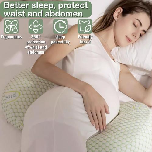 Pregnancy Pillow, Maternity Pillow for Pregnant Women, Soft Maternity Pillow with Detachable & Adjustable Pillow Cover, HIPS Legs