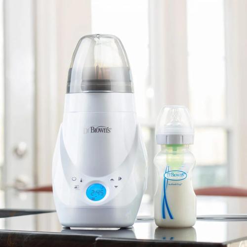 Dr. Brown's Deluxe Baby Bottle Warmer and Sterilizer for Formula, Breast Milk, and Baby Food Jars