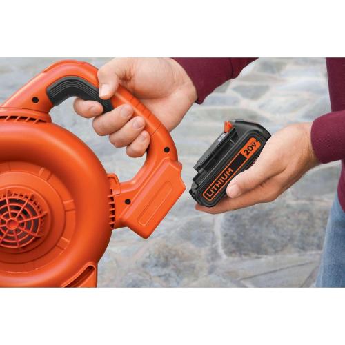 BLACK DECKER 20V MAX Battery, 1.5Ah Lithium Ion Battery, Extended Runtime, Compatible with Tools, Outdoor Equipment and 20V Vacuums (LBXR20)