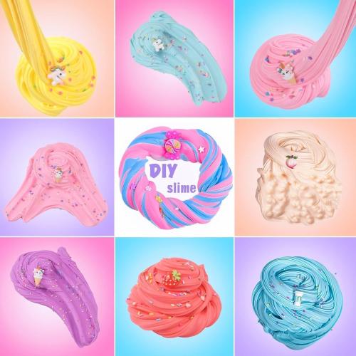 45 Pack Mini Butter Slime Kit, Scented Slime Party Favor Gifts, Soft & Non-Sticky, DIY Putty Toys for Kids, Stress Relief Toy, Classroom Reward for Girls Boys Easter Basket Stuffers