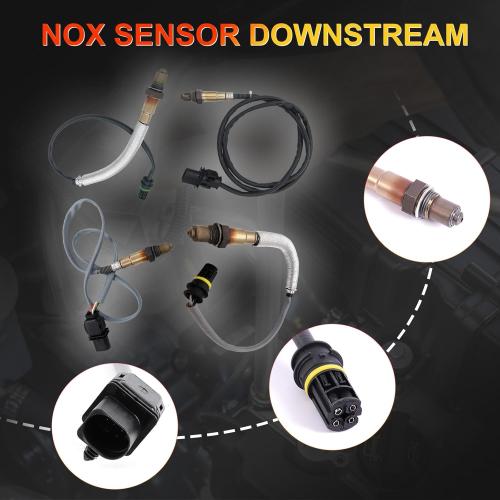 Up Downstream Oxygen Sensor 4Pcs Fits for BMW E82 E90 E91 E92 E93 E83 128i 328i 328xi X3 X5 2008 2009 2010 2011 2012 2013 3.0L OE 11787558055 11787545075 11787545074 11787540166 11787540167