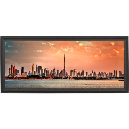 10x24 Panoramic Picture Frames Solid Wood 10x24 Poster Frame10x24 Photo Frames Family Wall 10x24Picture Frame Black (LMKB1024)