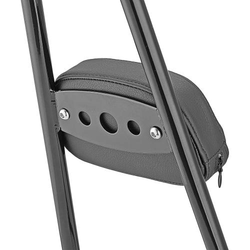 Wsays 21 Tall Passenger Backrest Sissy Bar Classic Styled Gloss Black Compatible with Harley Sportster XL 883 1200 1996-2003