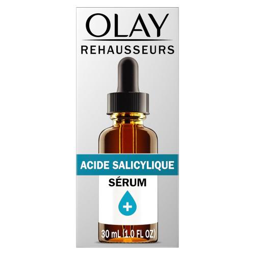 Olay Salicylic Acid Serum, Exfoliating Booster, Fragrance-Free, 1.0 Oz
