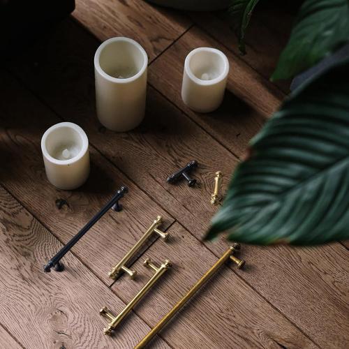 Goo-Ki 6 Pack 3-3/4 in（96mm） Hole Center Cabinet Pulls Antique Brass Zinc Alloy Kitchen Drawer Pulls Drawer Handles 9618-GT-96
