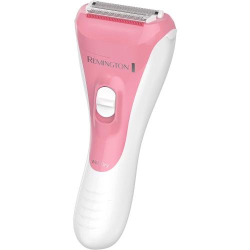 Remington WDF4821US Smooth & Silky Electric Shaver for Women, 3-Blade Cordless Foil Shaver and Bikini Trimmer for Wet or Dry Use, Pink