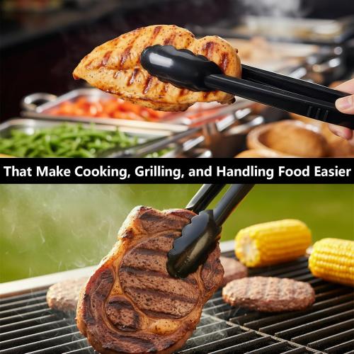 Plastic Serving Tongs Disposable Kitchen Tongs for Food Salad | 9 Inch Heavy Duty, BPA free, 24 Pcs, Perfect for Buffet, BBQ, Parties, Catering Supplies, Wedding, Banquet, Fruit, Ice